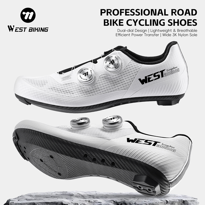Cycling Shoe Insoles - Sepatu Sepeda Jalan Raya Pria WEST