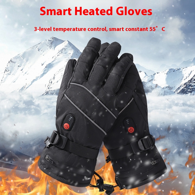 Cycling Heat Gear - Sarung Tangan Pemanas Layar Sentuh untuk