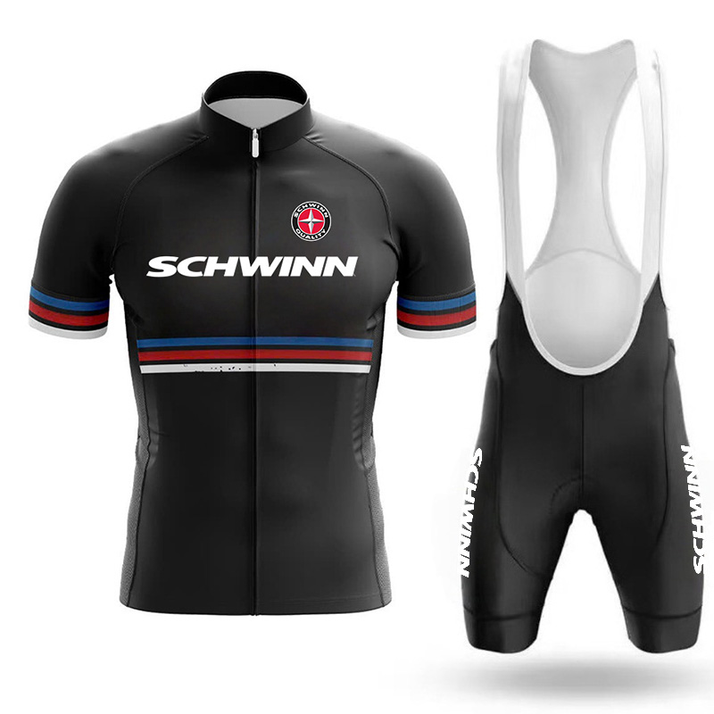 Cycling Gear Logo - Jersey Bersepeda Schwinn Musim Panas Celana