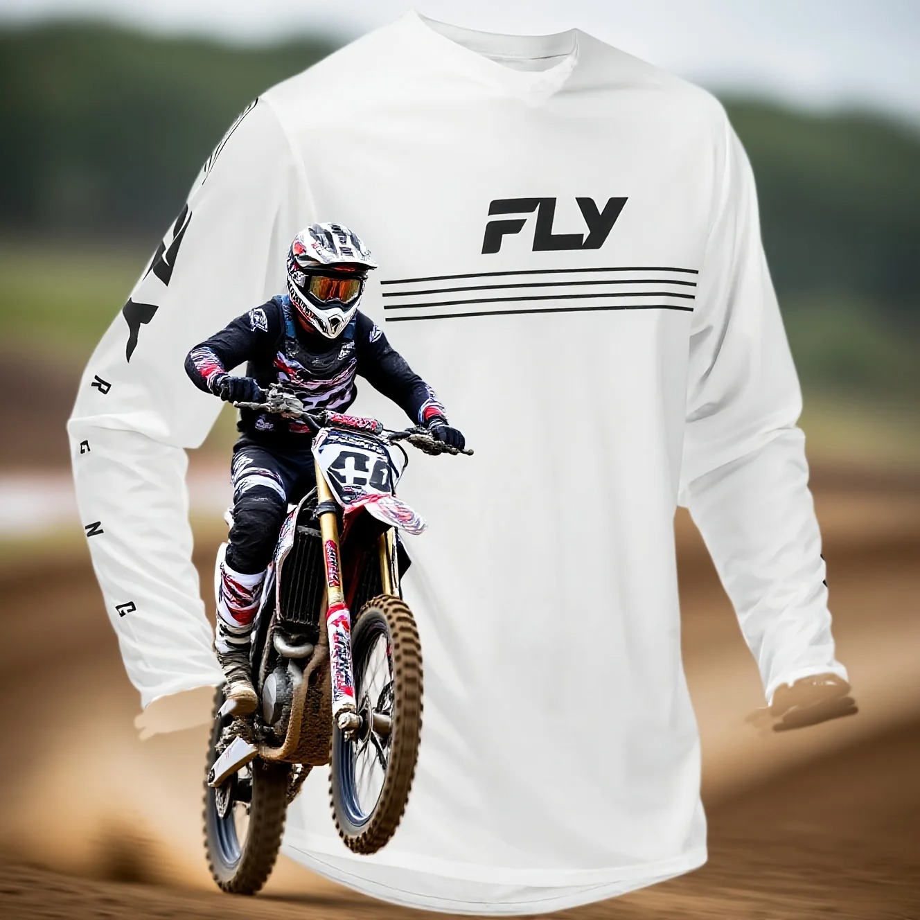 Cycling Gear Apparel - KAOS LENGAN PANJANG PRIA USIA 26