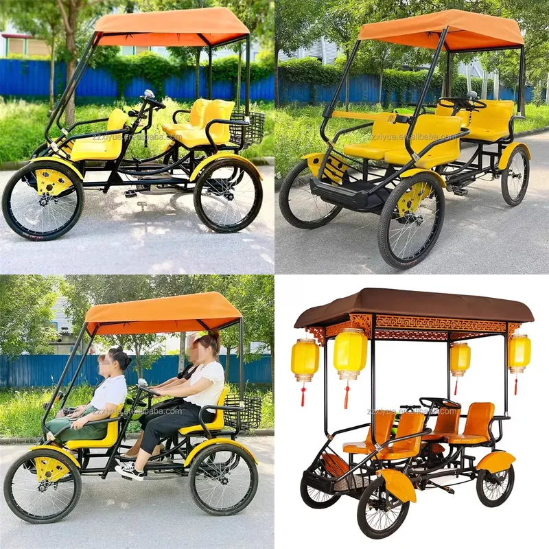 Cycling Quads - Sepeda Keluarga Empat Kursi yang Stabil