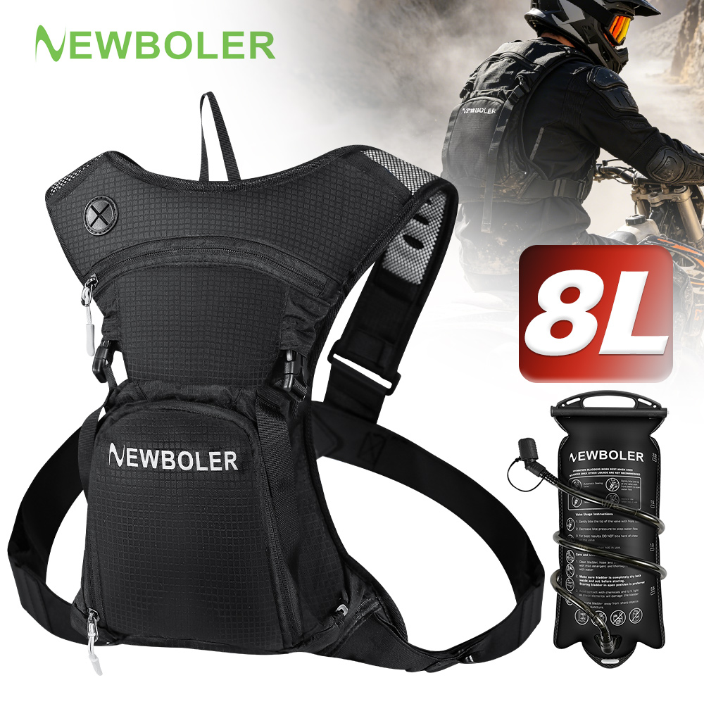 Cycling Gear Storage - NEWBOLER 8L Paket Hidrasi Sepeda Motor
