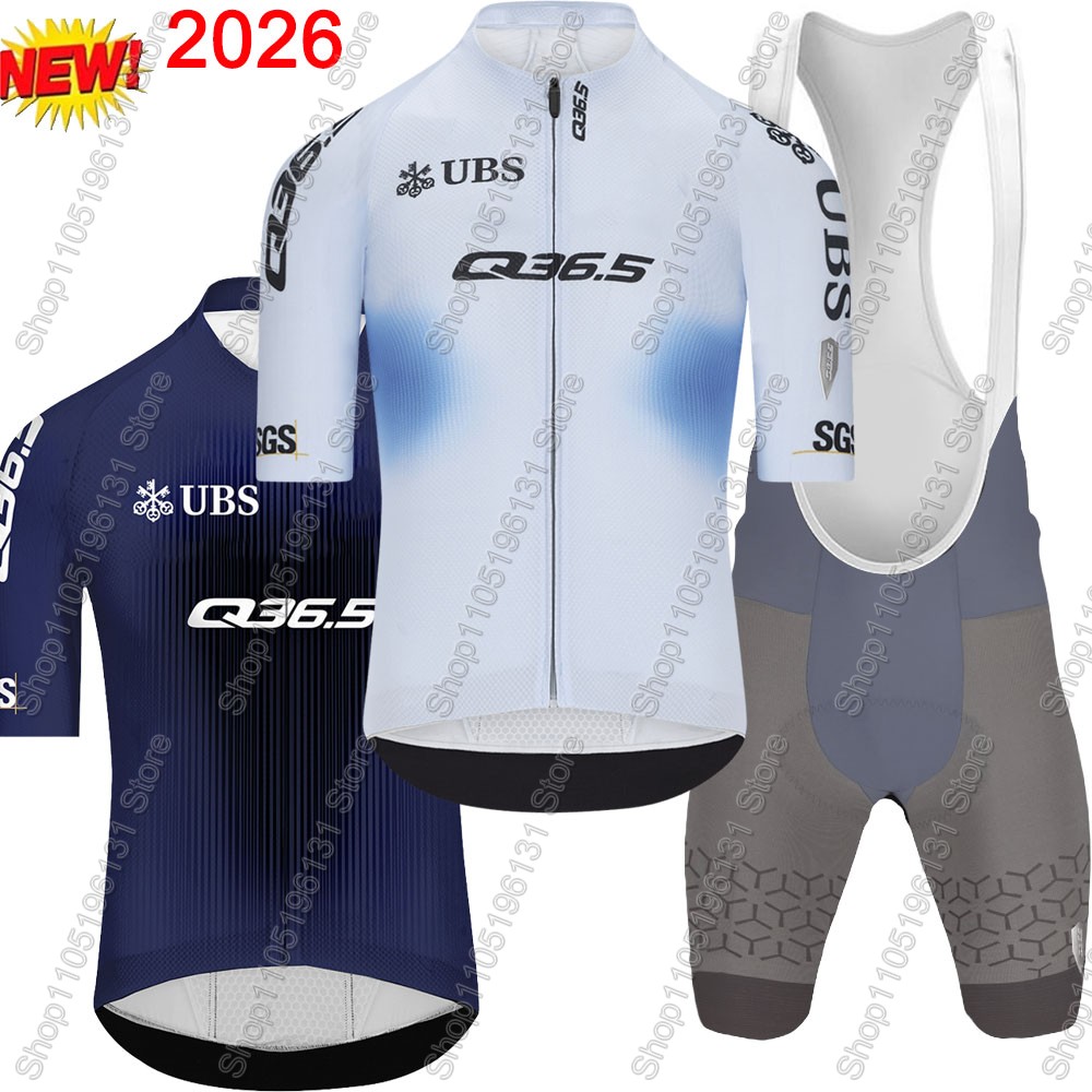 Cycling Gear Logo - Q36.5 Set Jersey Bersepeda Tim 2026