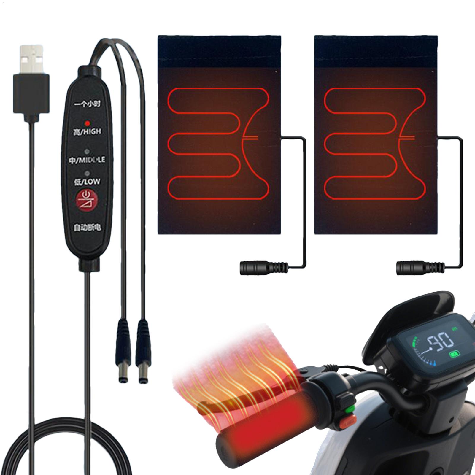 Cycling Heat Gear - Pemanas Stang 5V Penutup Stang Pegangan