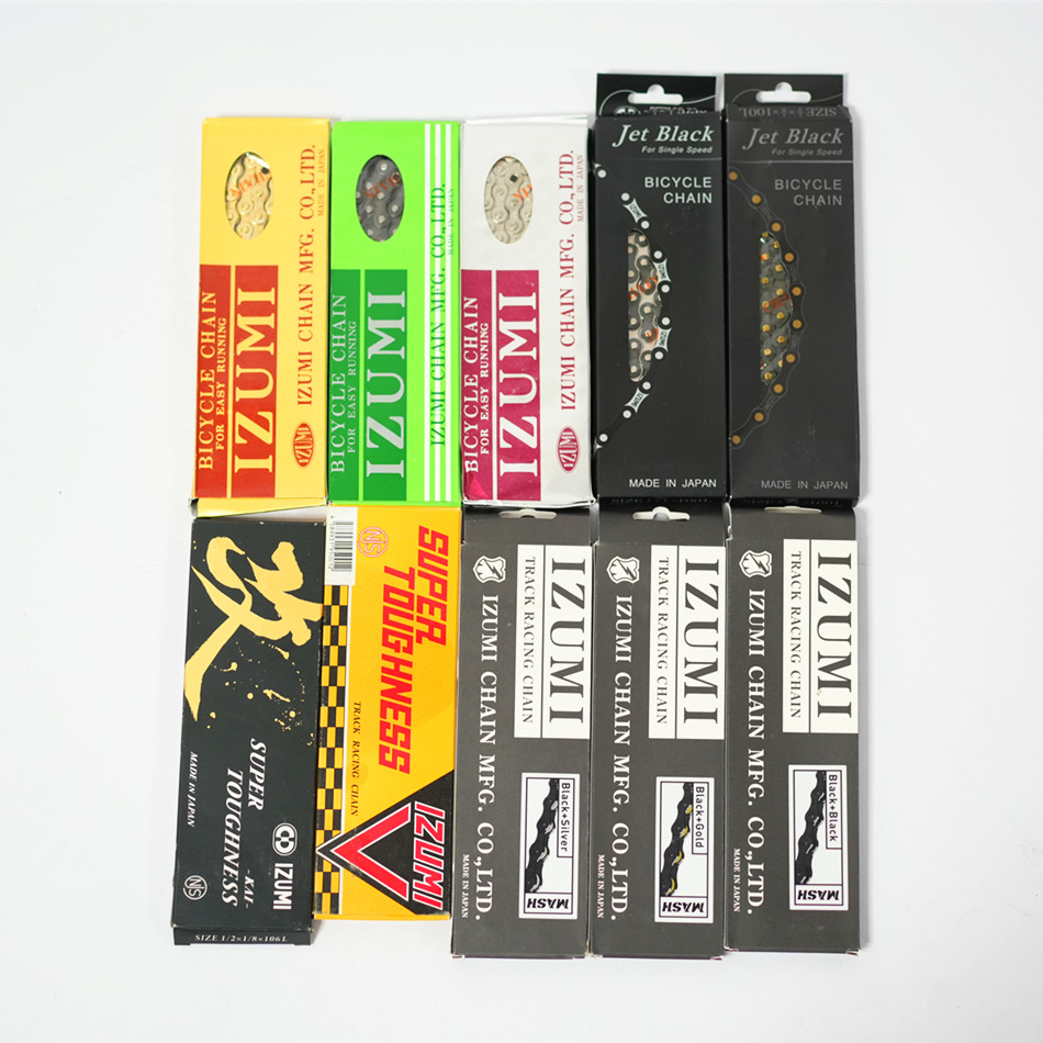 Cycling Gear Japan - IZUMI rantai sepeda 1/2*1/8*100 tautan, rantai