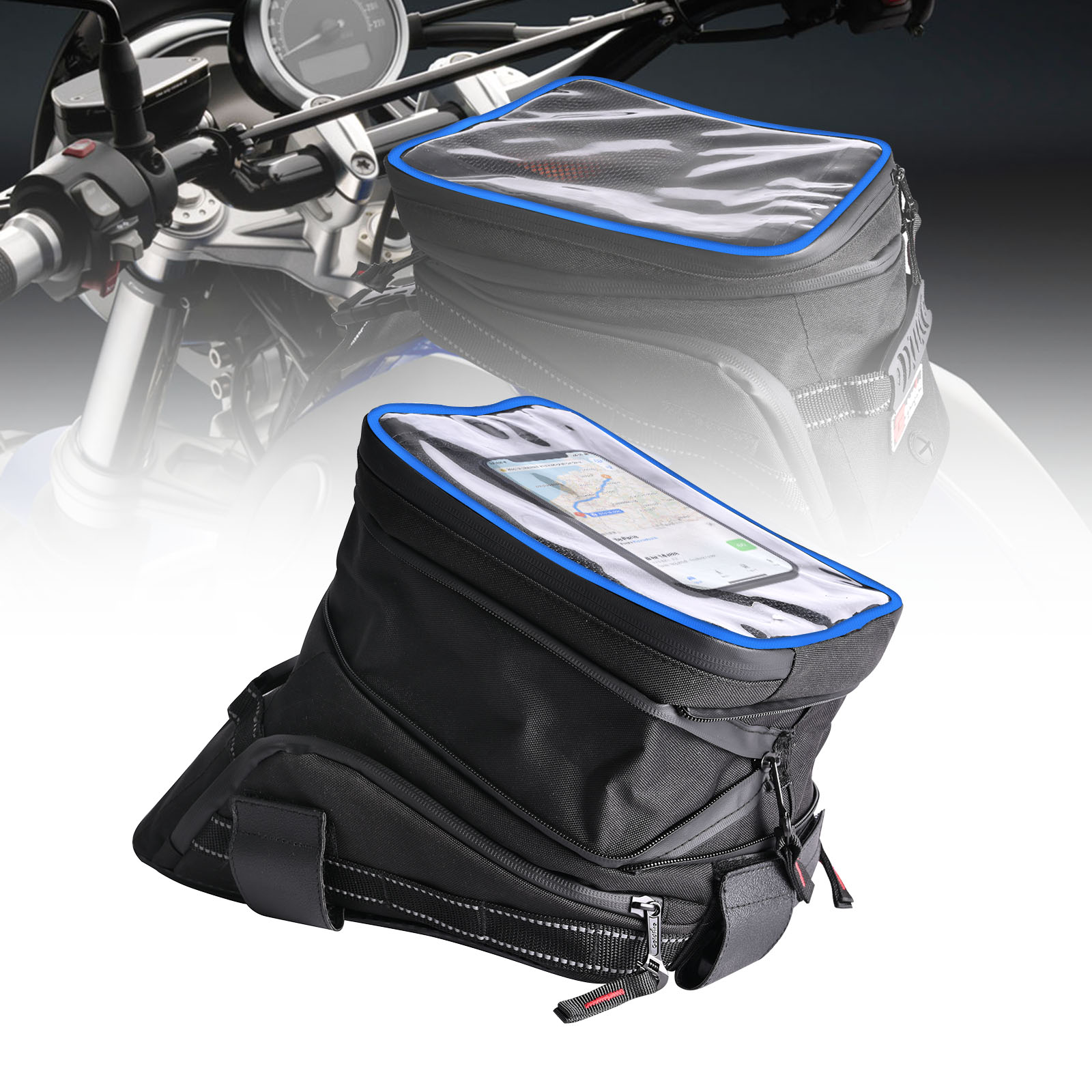 Cycling Gear Storage - Tas tangki sepeda motor kapasitas besar,