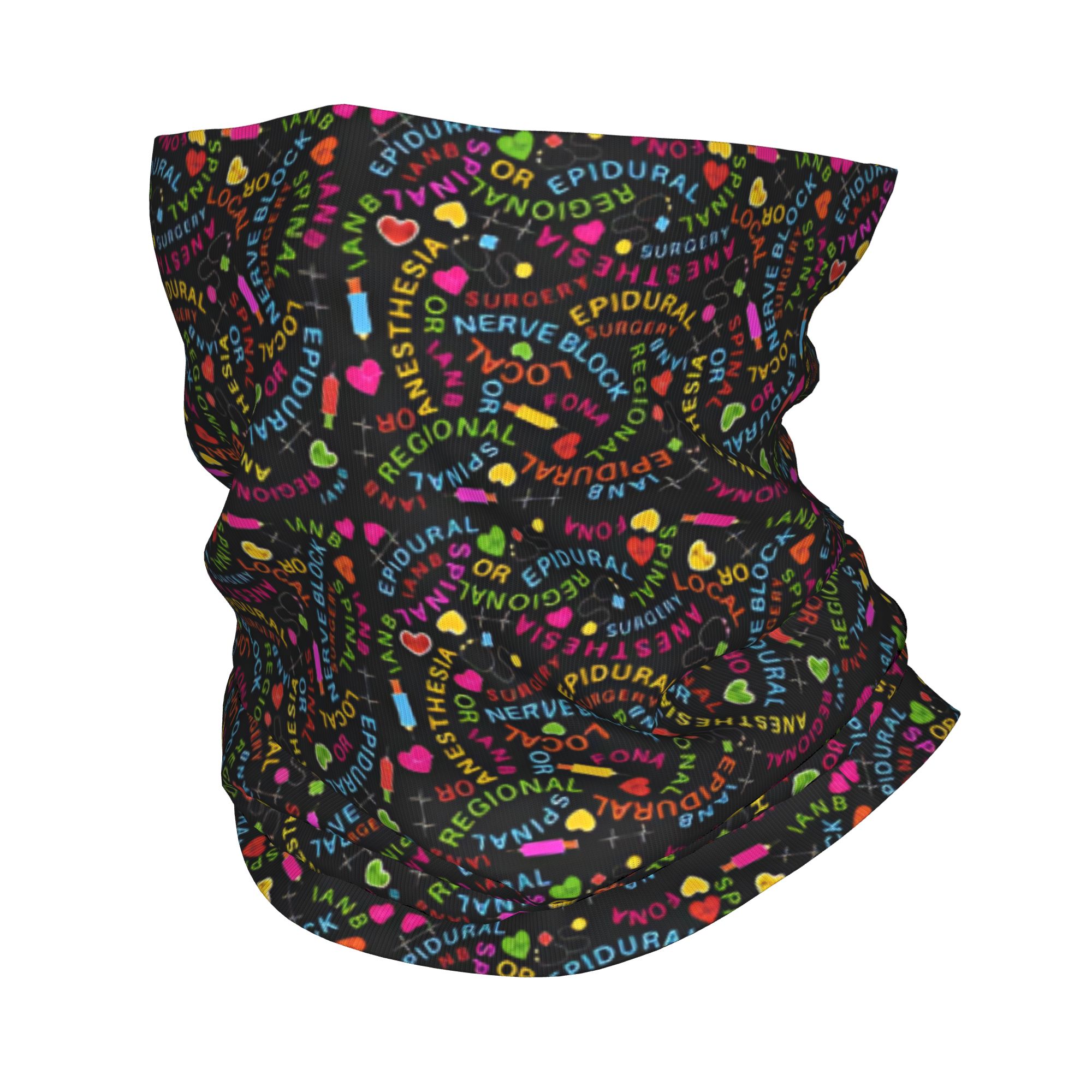Cycling Headwear - Anestesi Anestesiologi Bandana Medis Pelindung Leher