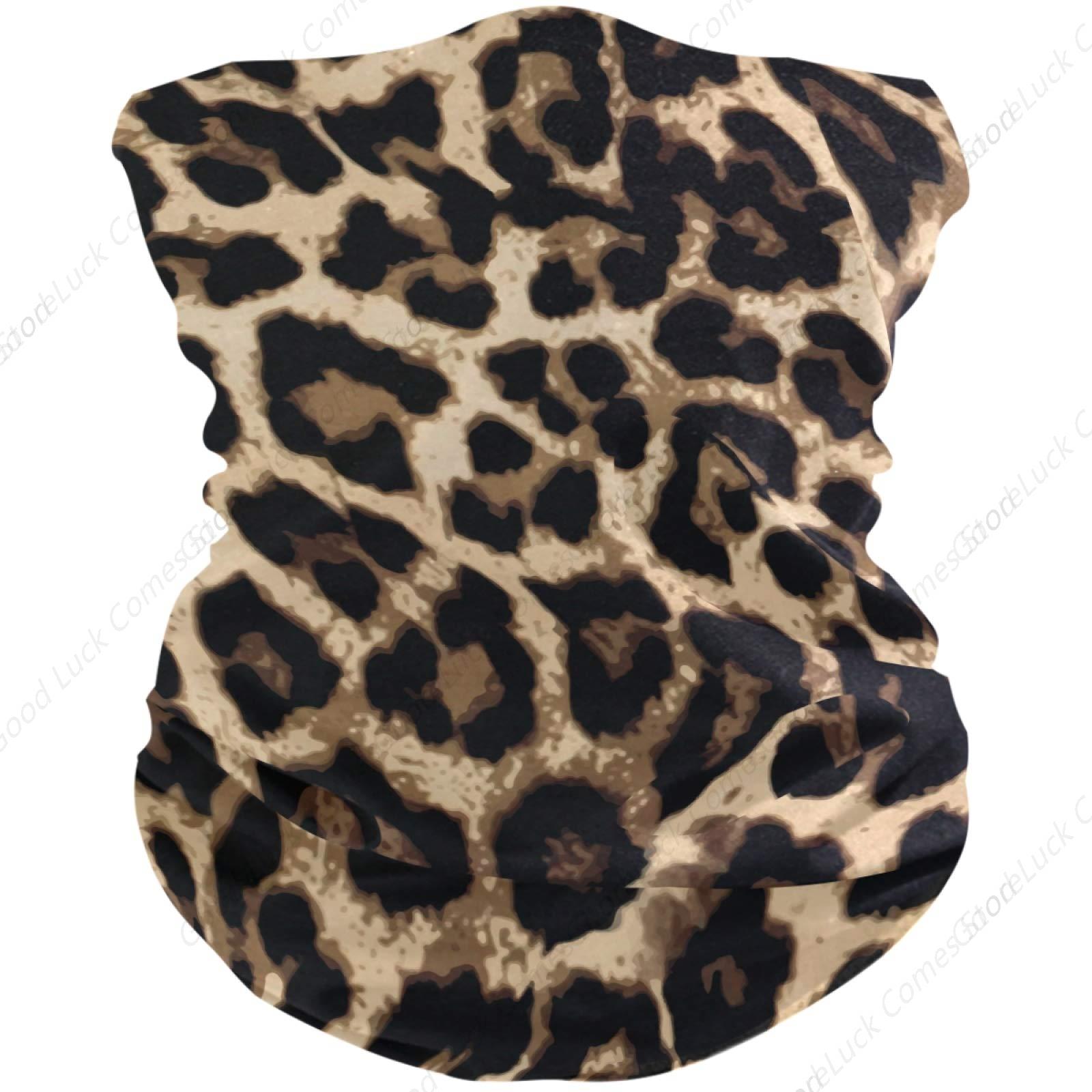 Cycling Headwear - Bandana Seamless Motif Leopard Keren, Syal
