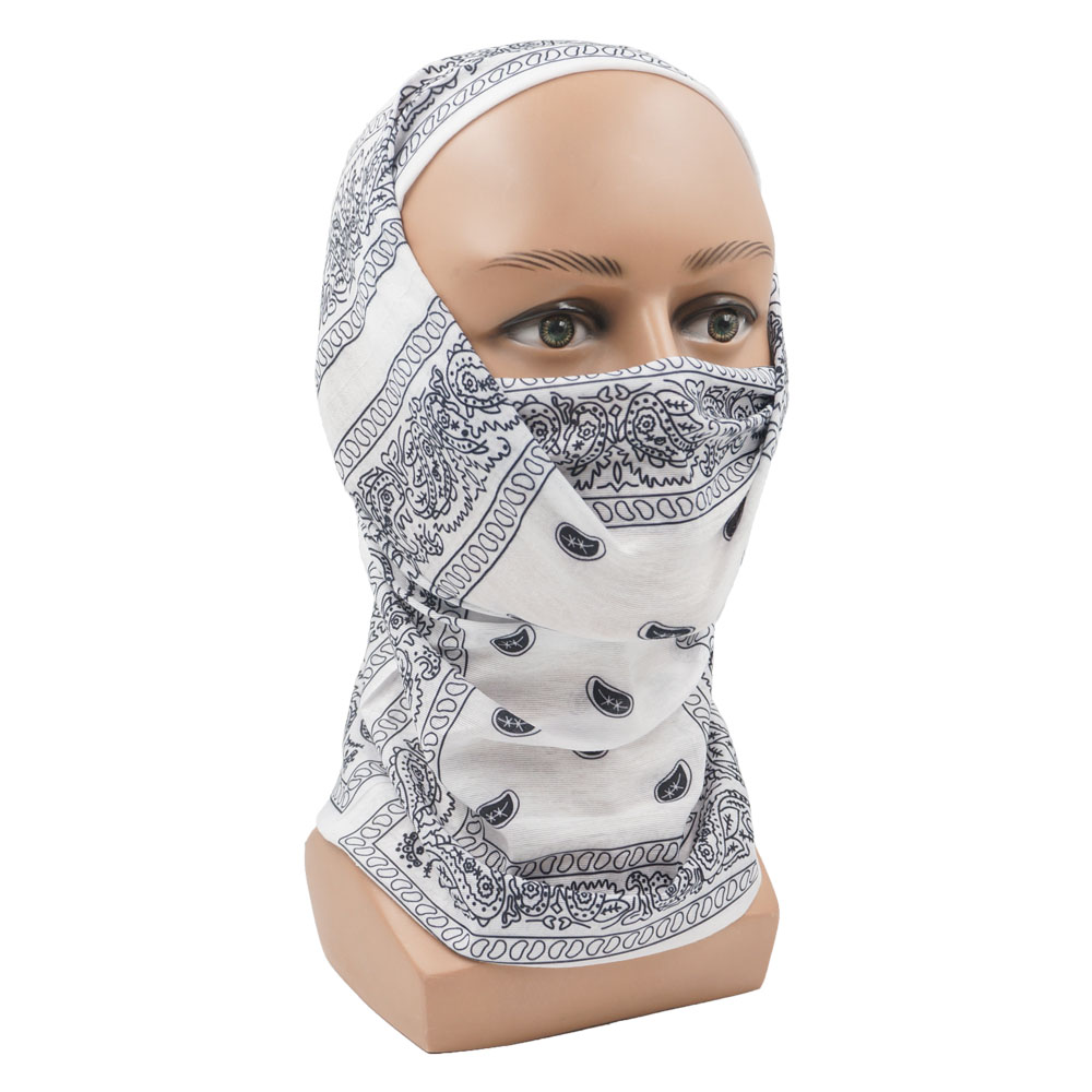 Paisley Putih Kerah Gater Tabu - Cycling Gear Black ulasan dan harga