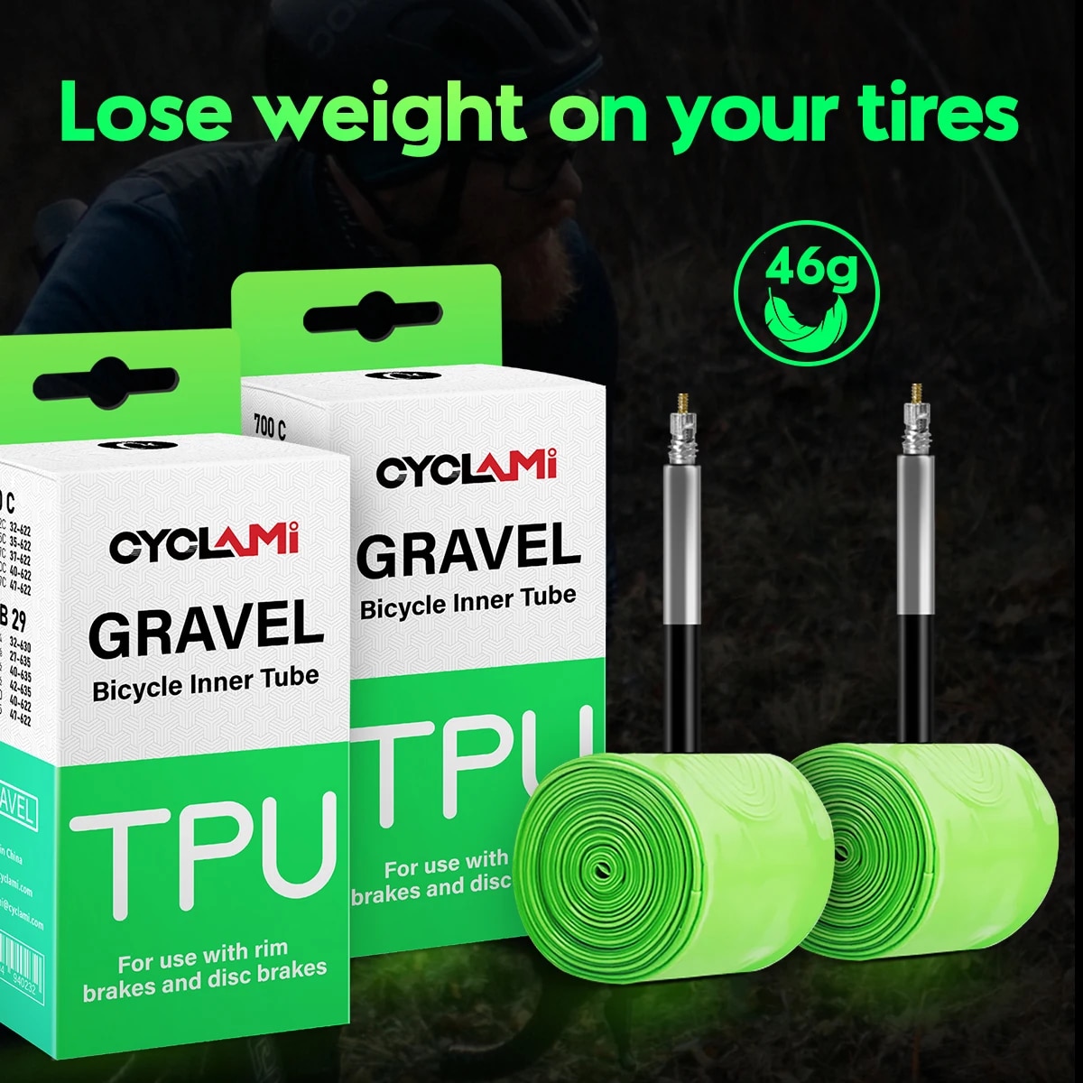 CYCLAMI ban dalam sepeda MTB 2 - Gravel Bike Tires ulasan dan harga