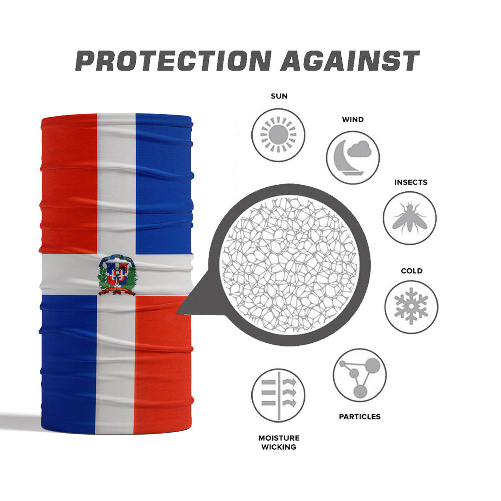 Dominica Bandana bendera nasio - Cycling Headwear ulasan dan harga