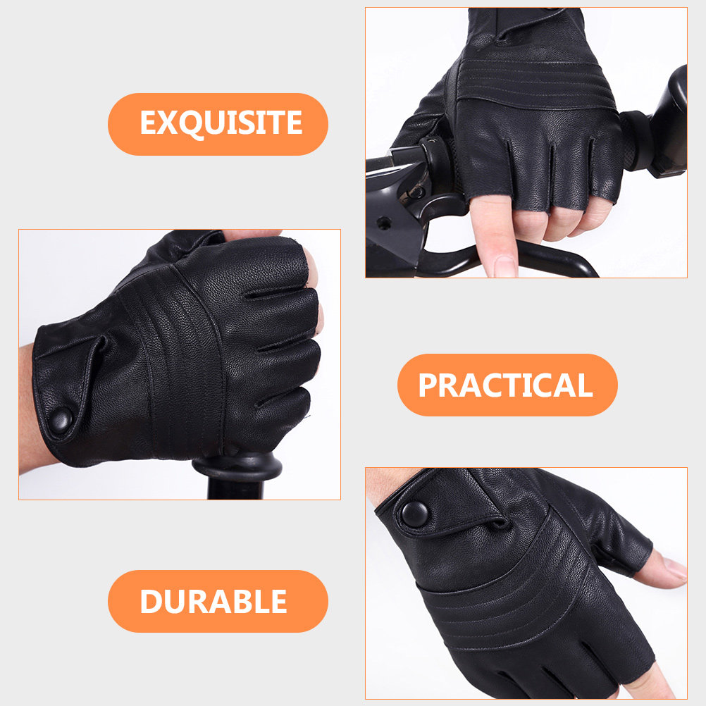 1 Pasang Sarung Tangan Pria Ta - Cycling Gear Black ulasan dan harga