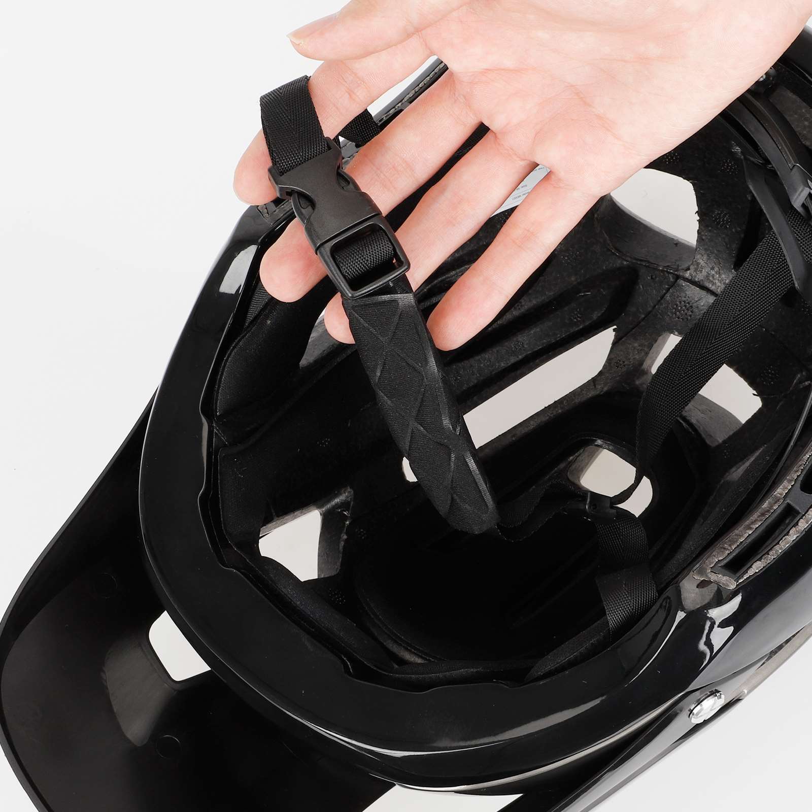 Helm Sepeda Motor Full Face Le - Cycling Gear Black ulasan dan harga