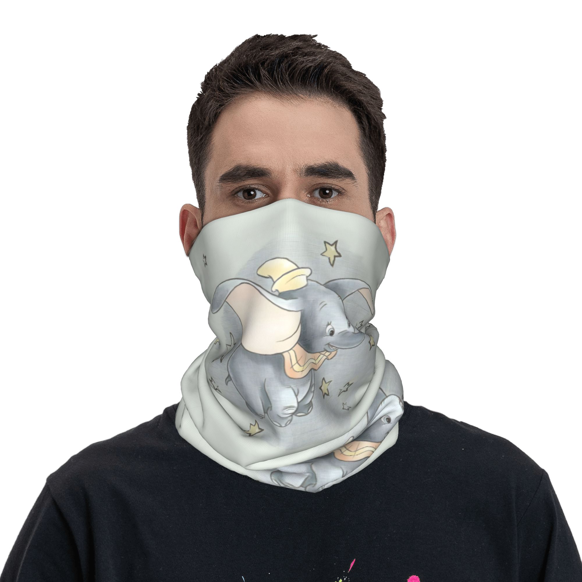 Bandana Leher Anime Dumbo Kust - Cycling Headwear ulasan dan harga