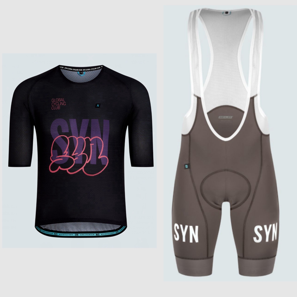 Set Bersepeda Lengan Pendek Pu - Cycling Gear Logo ulasan dan harga