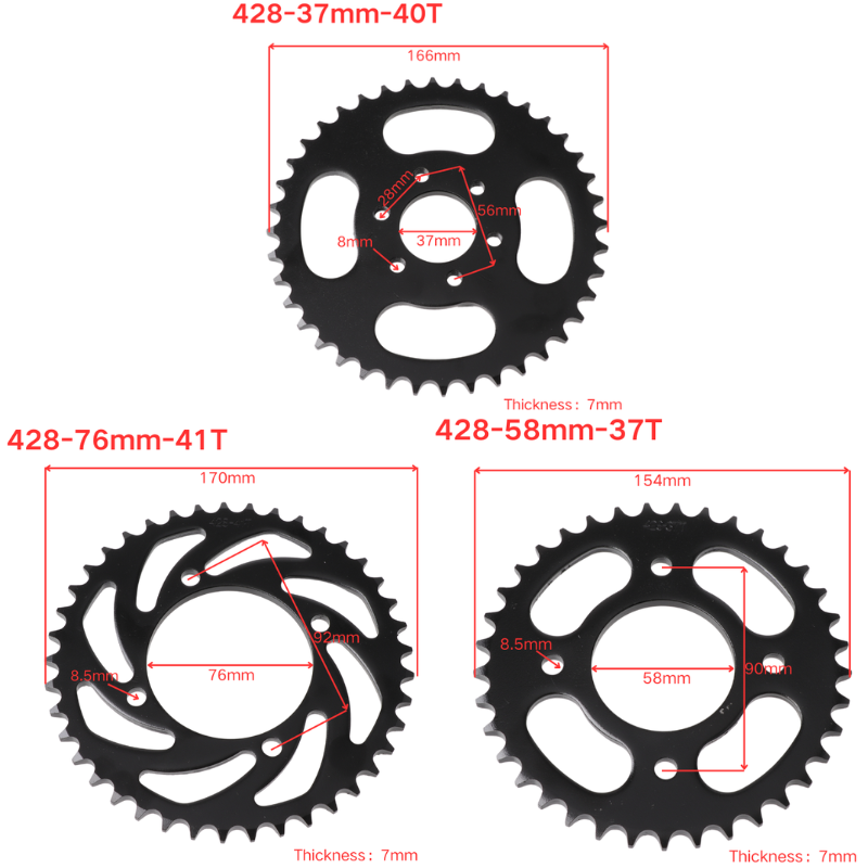 428 Link 37T/40T/41T/45T/48T S - Cycling Quads ulasan dan harga