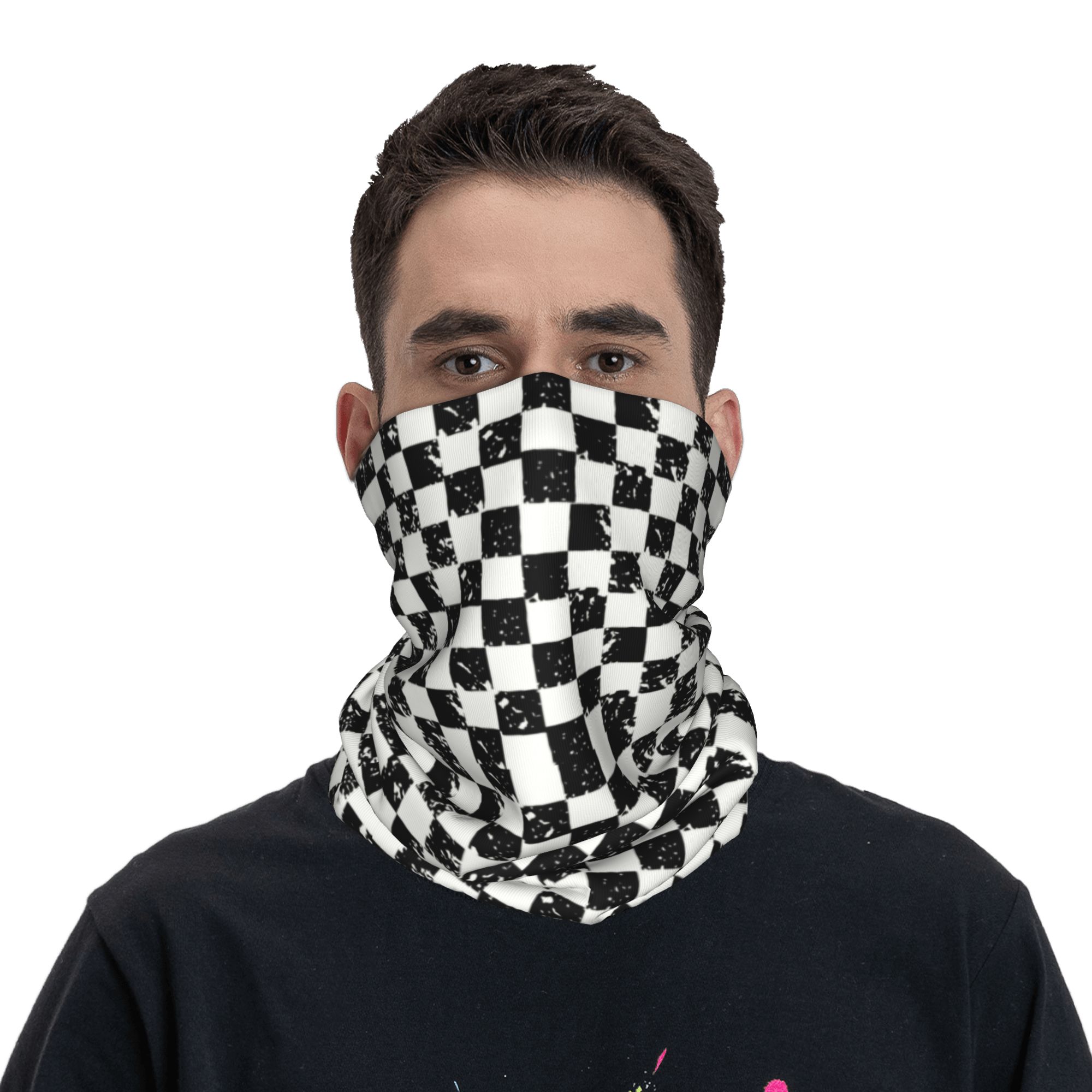 Penutup Kepala & Leher Motif K - Cycling Headwear ulasan dan harga