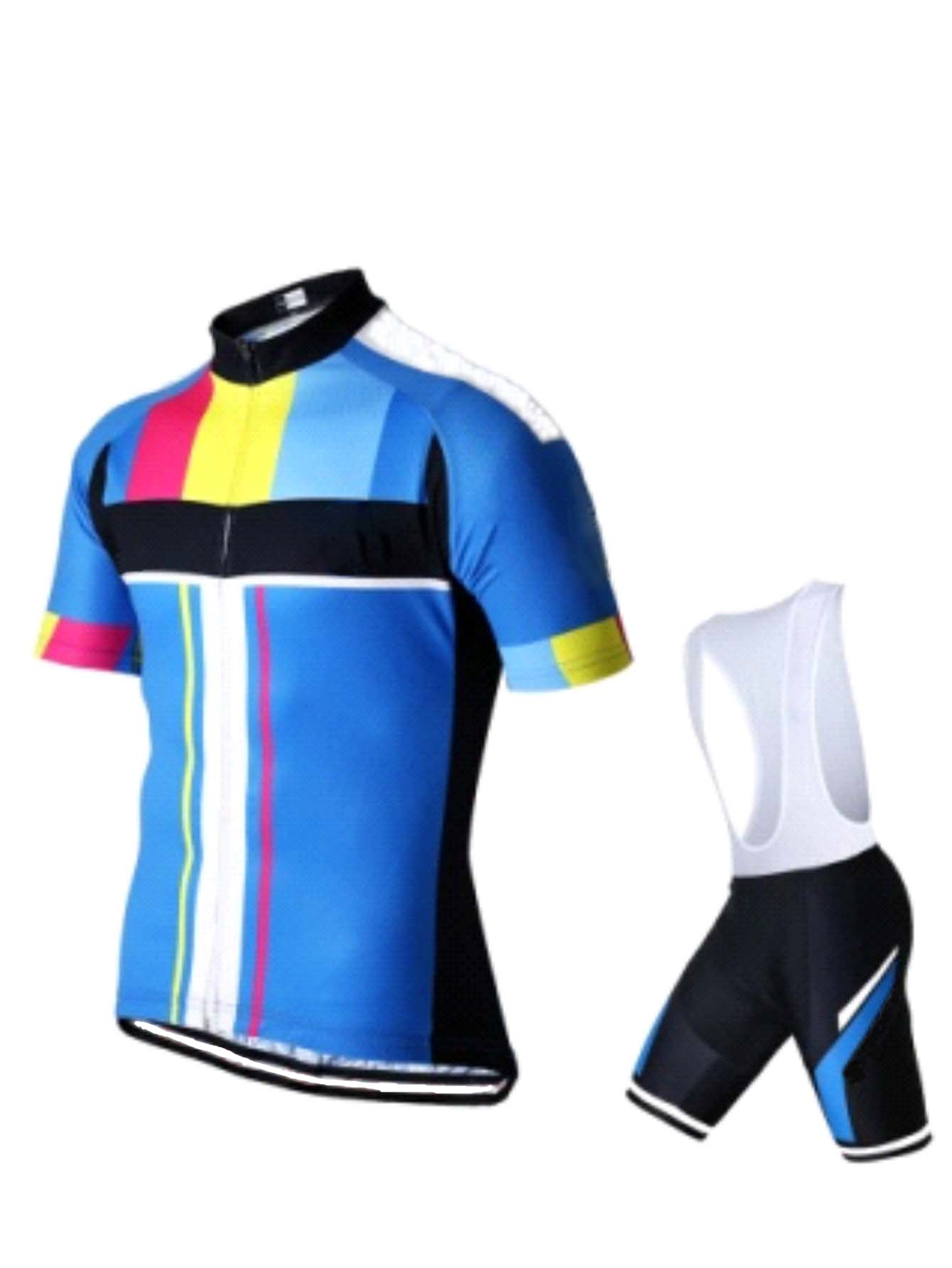 Set Jersey & Celana Pendek Ber - Cycling Gear Apparel ulasan dan harga