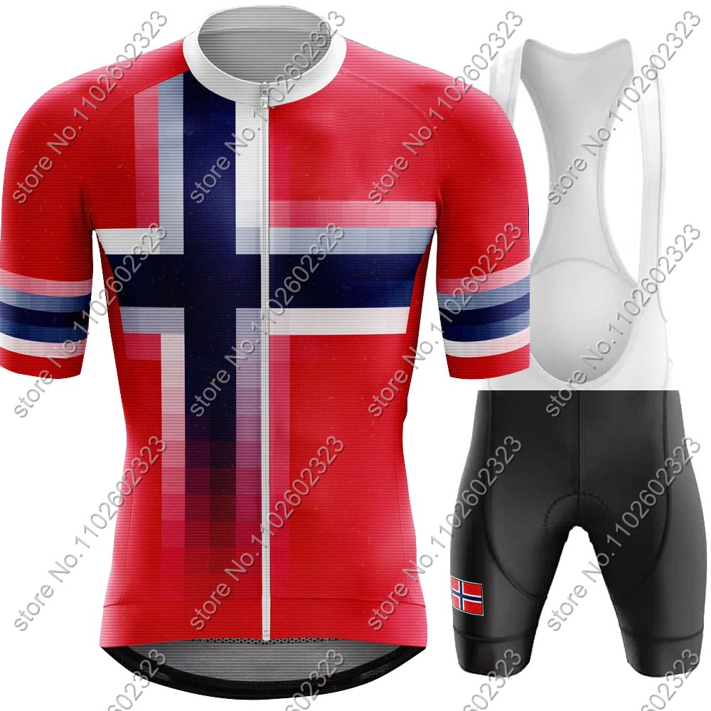 Jersey Bersepeda Norwegia 2024 - Cycling Gear Logo ulasan dan harga