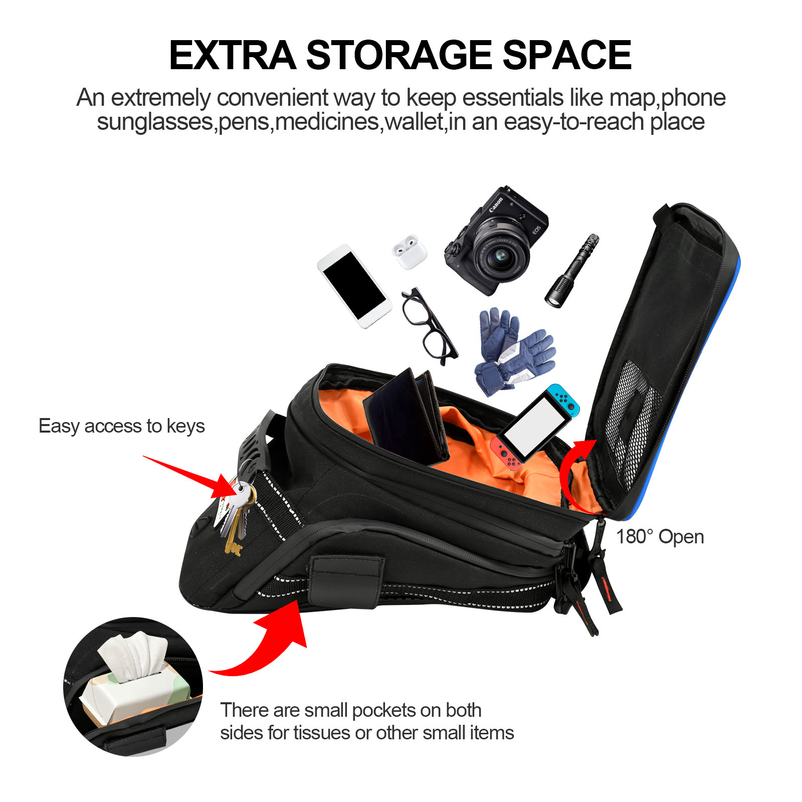 Tas tangki sepeda motor kapasi - Cycling Gear Storage ulasan dan harga