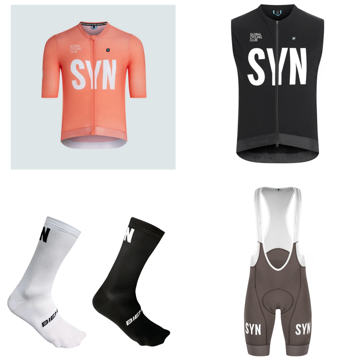 Setelan Bersepeda Lengan Pende - Cycling Gear Logo ulasan dan harga