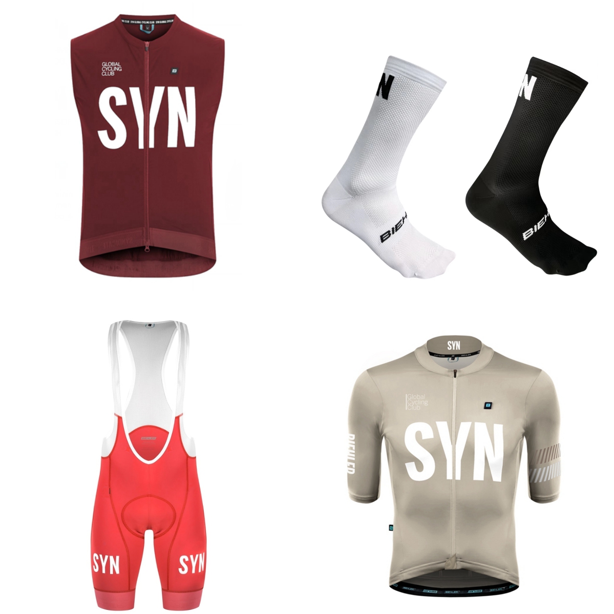 Setelan Bersepeda Lengan Pende - Cycling Gear Logo ulasan dan harga